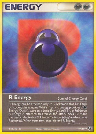 R Energy 95/109 - Reverse Holofoil