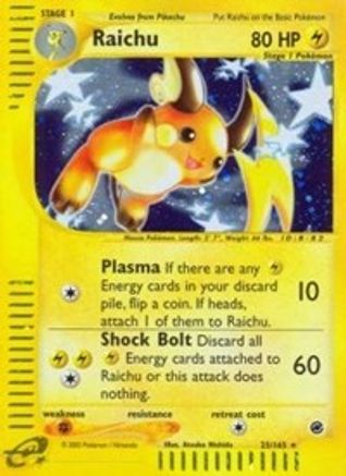 Raichu (25) 25/165 - Reverse Holofoil