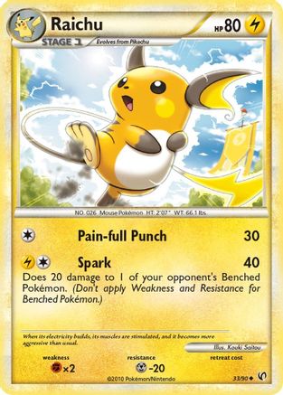 Raichu 33/90 -