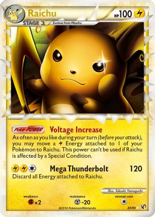 Raichu (Prime) 83/90 - Holofoil