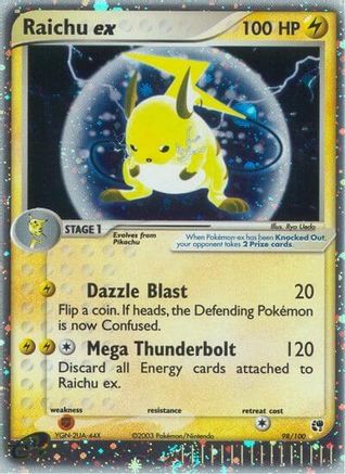 Raichu ex 98/100 - Holofoil