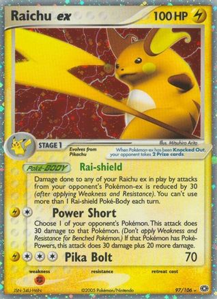 Raichu ex 97/106 - Holofoil