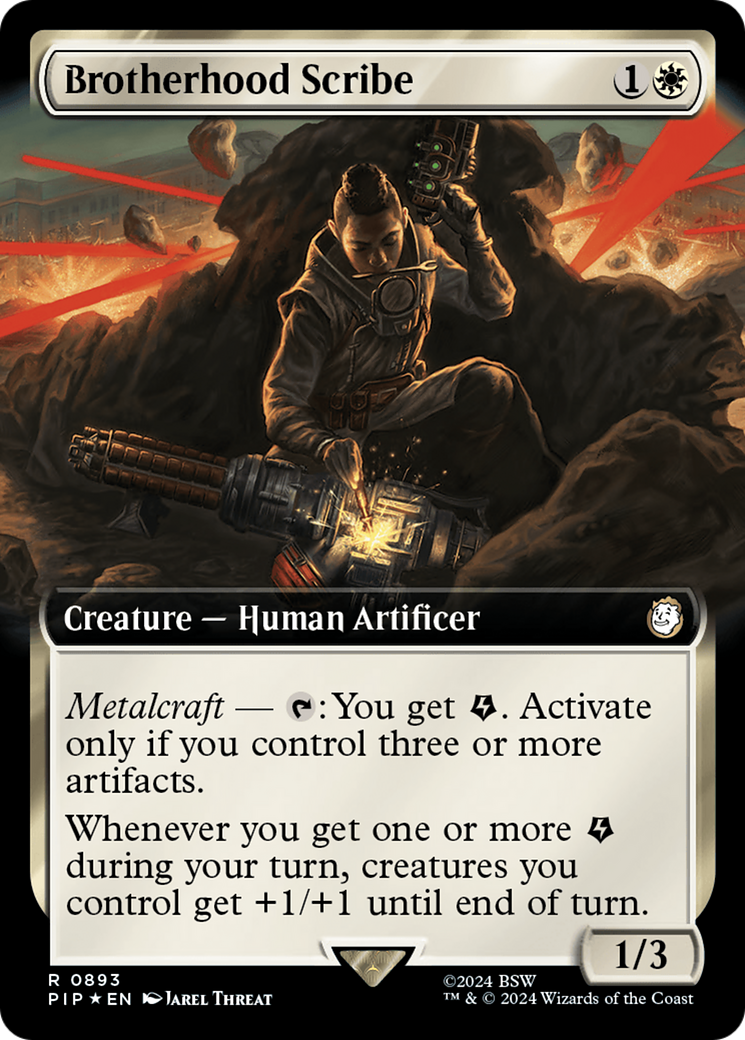 Brotherhood Scribe (PIP-893) - : (Extended Art) Foil