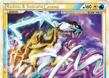 Raikou & Suicune Legend (Top) 92/95 - Holofoil