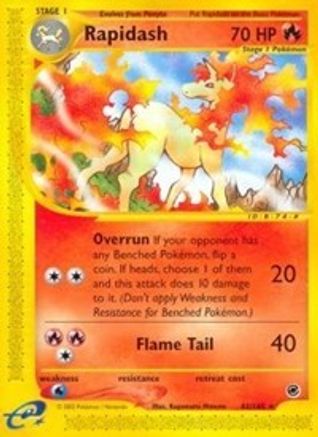 Rapidash (62) 62/165 - Reverse Holofoil