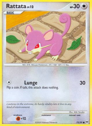 Rattata 73/99 - Reverse Holofoil