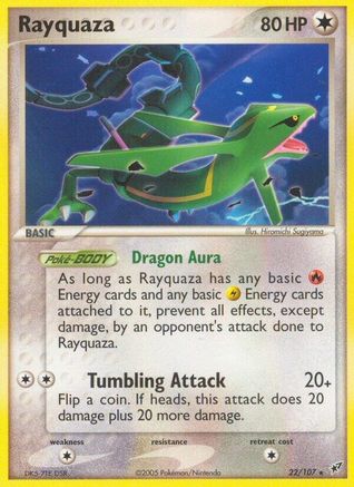 Rayquaza 22/107 - Reverse Holofoil