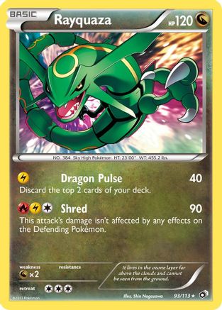 Rayquaza 93/113 - Reverse Holofoil