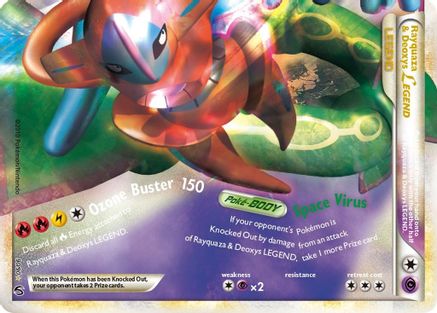 Rayquaza & Deoxys Legend (Bottom) 90/90 - Holofoil