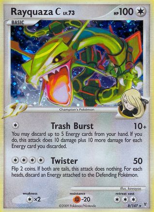 Rayquaza C 8/147 - Reverse Holofoil