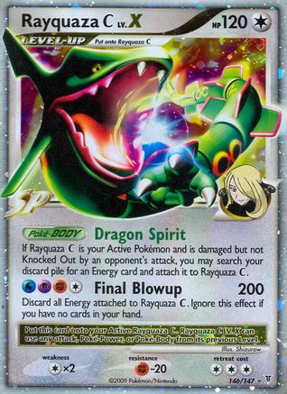 Rayquaza C Lv.X 146/147 - Holofoil