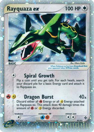 Rayquaza ex 97/97 - Holofoil