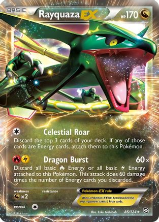 Rayquaza EX 85/124 - Holofoil