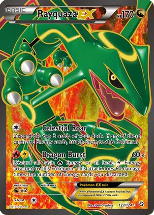 Rayquaza EX (123 Full Art) 123/124 - Holofoil