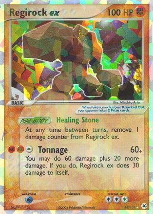 Regirock ex 98/101 - Holofoil