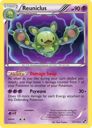 Reuniclus 57/114 - Reverse Holofoil