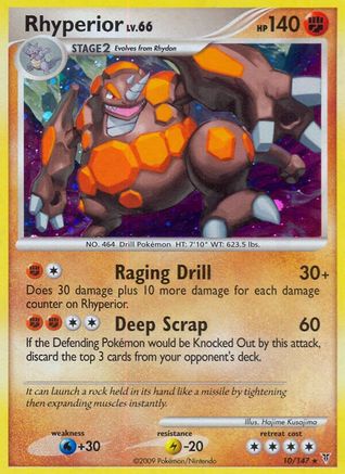 Rhyperior 10/147 - Holofoil