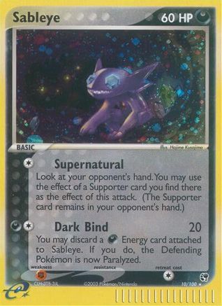 Sableye 10/100 - Holofoil