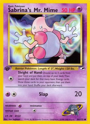 Sabrina's Mr. Mime 94/132 - Unlimited