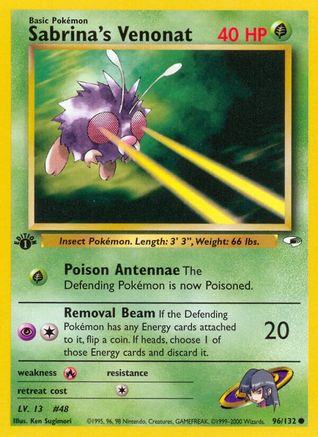 Sabrina's Venonat 96/132 - 1st Edition