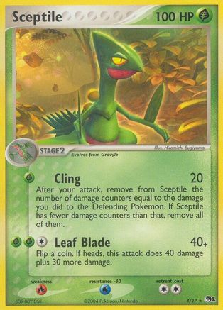 Sceptile 4/17 - Holofoil