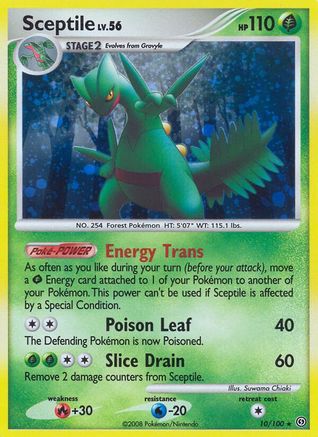 Sceptile 10/100 - Holofoil