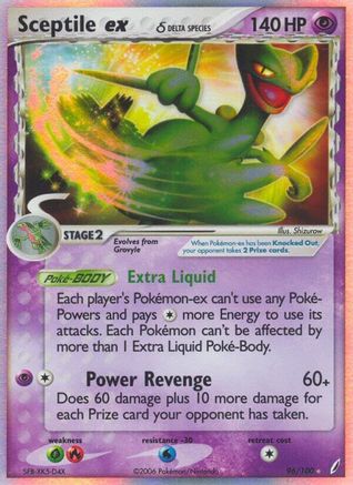 Sceptile ex (Delta Species) 96/100 - Holofoil