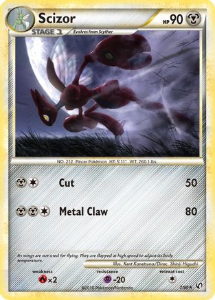 Scizor 7/90 - Holofoil