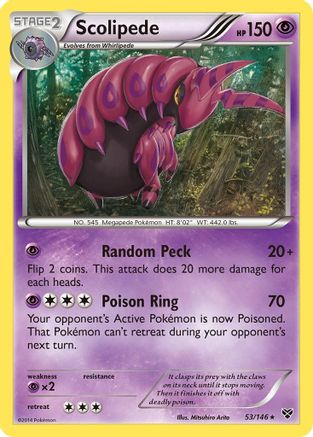 Scolipede 53/146 - Reverse Holofoil