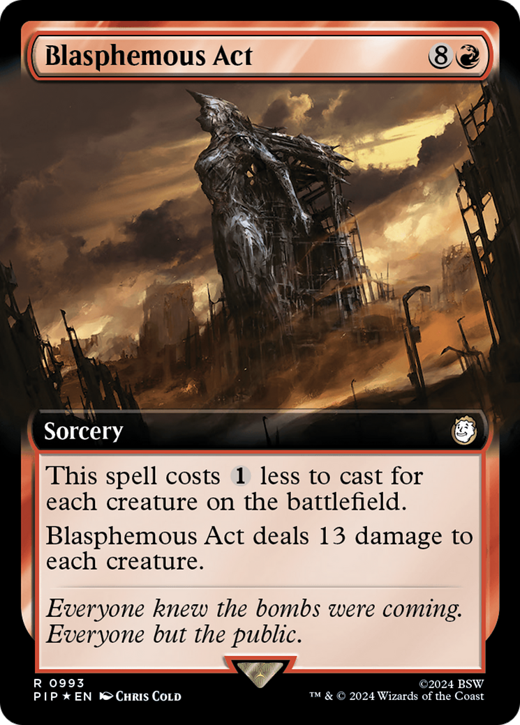 Blasphemous Act (PIP-993) - : (Extended Art) Foil