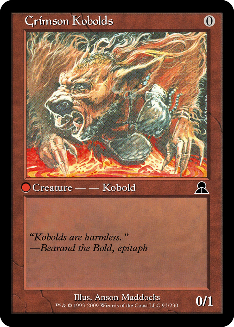 Crimson Kobolds (ME3-093) -