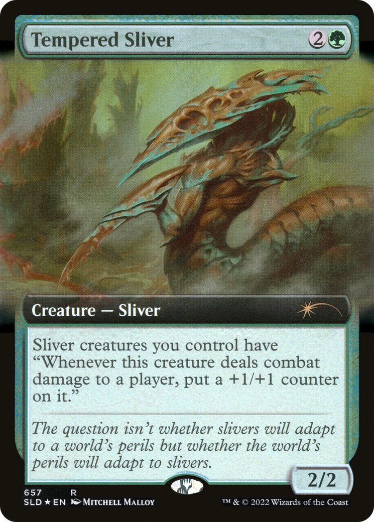 Tempered Sliver (SLD-657) - : (Extended Art) Foil