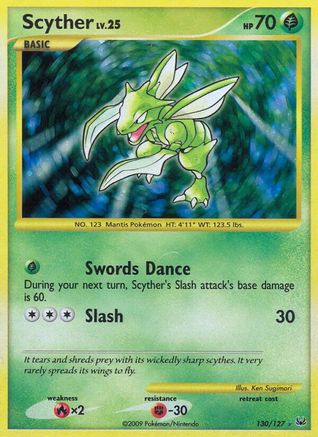 Scyther 130/127 - Holofoil