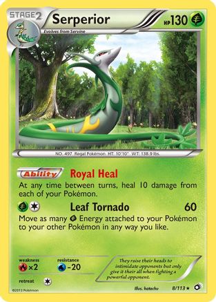 Serperior 8/113 - Reverse Holofoil