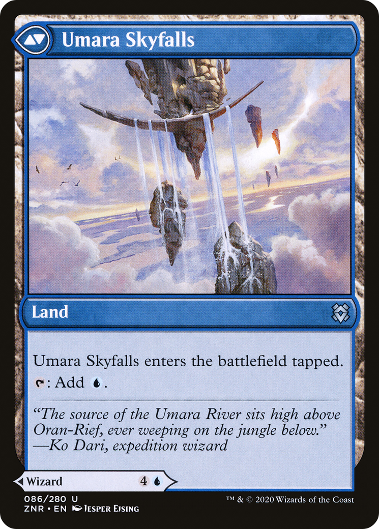 Umara Wizard // Umara Skyfalls (ZNR-086) -  Foil