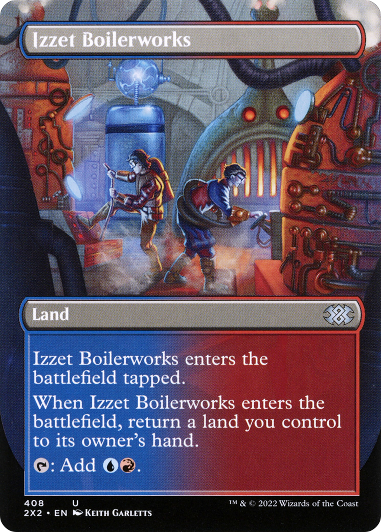 Izzet Boilerworks (2X2-408) -  (Borderless) Foil