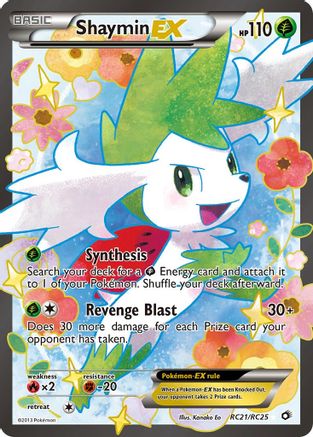 Shaymin EX (Full Art) RC21/113 - Holofoil