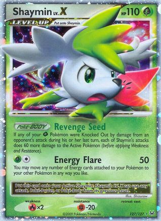 Shaymin Lv.X (Sky Forme) 127/127 - Holofoil