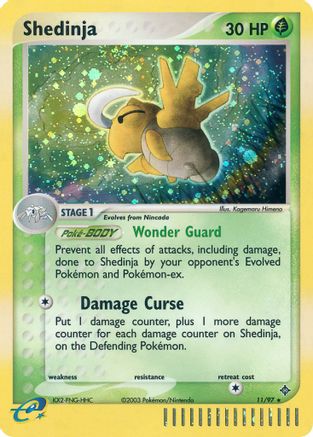 Shedinja 11/97 - Reverse Holofoil