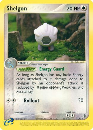 Shelgon - 41/97 41/97 - Reverse Holofoil