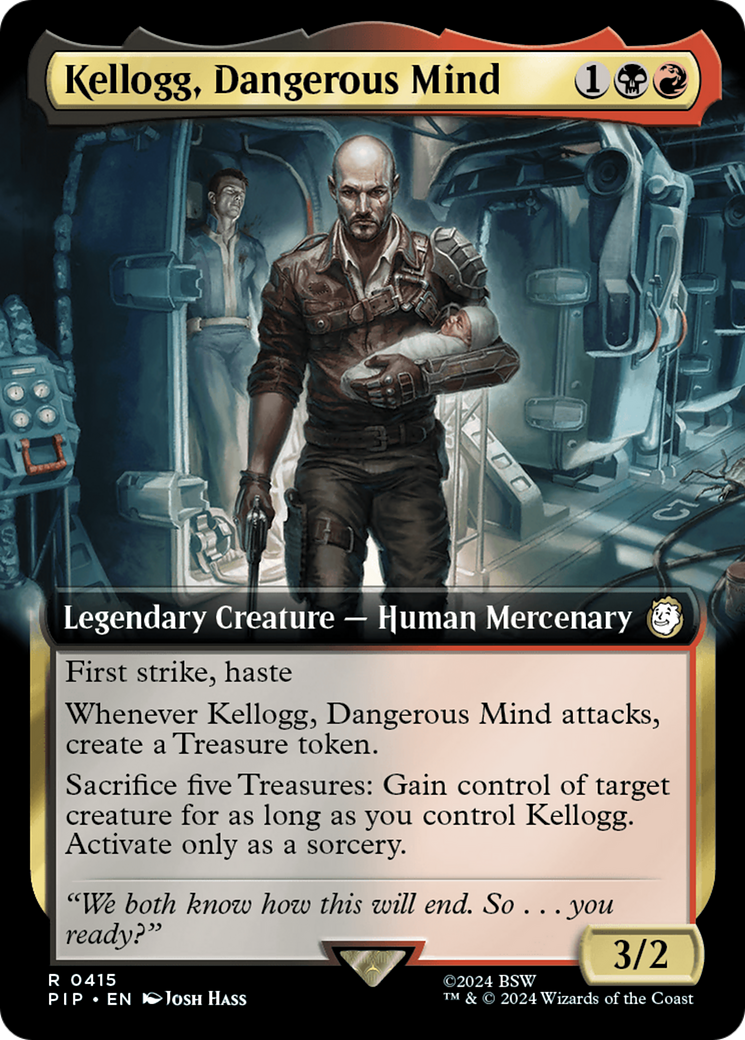 Kellogg, Dangerous Mind (PIP-415) - : (Extended Art) Foil