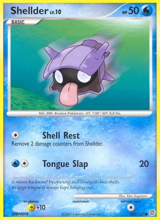 Shellder 105/132 - Reverse Holofoil