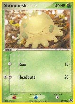 Shroomish 63/106 - Reverse Holofoil