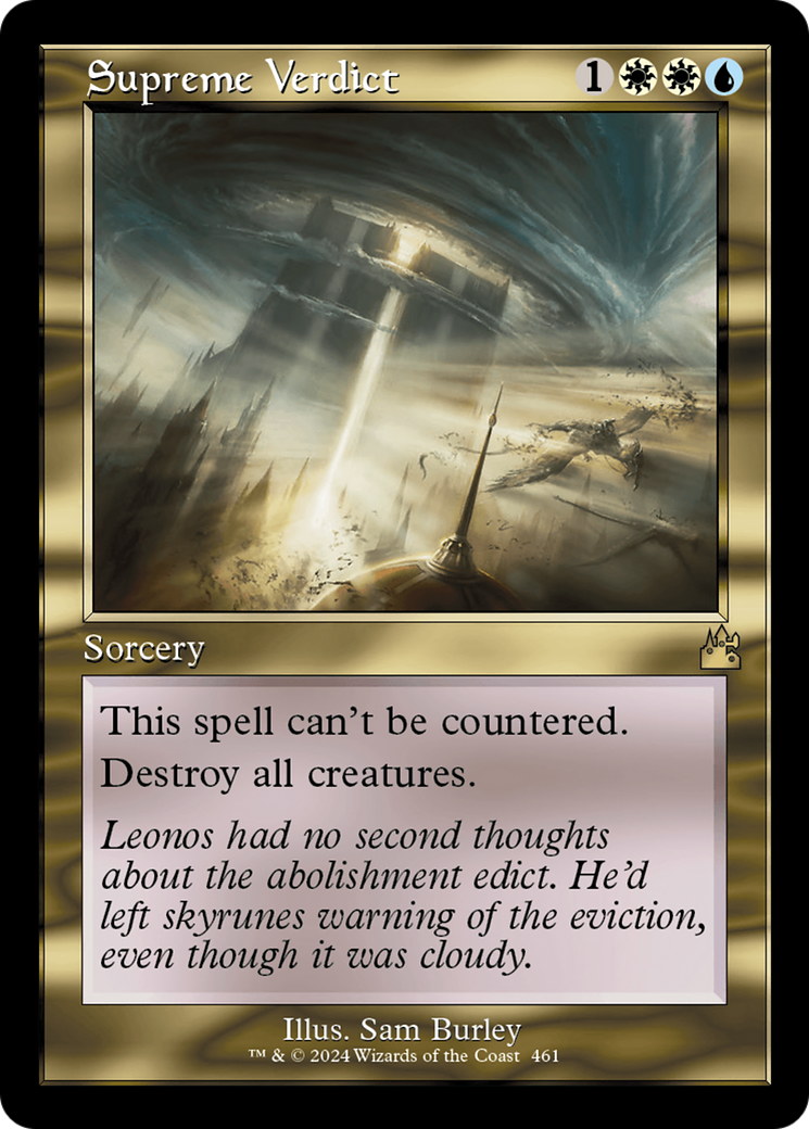 Supreme Verdict (RVR-461) -  Foil