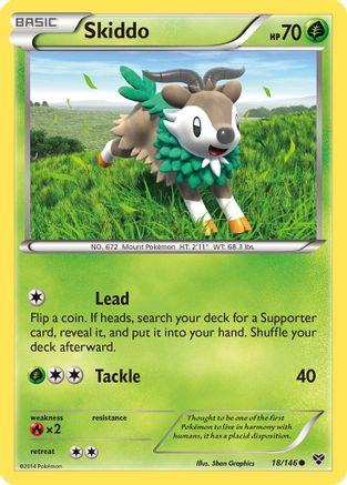 Skiddo 18/146 - Reverse Holofoil