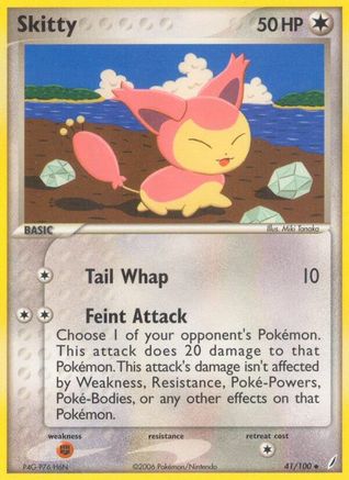 Skitty 41/100 - Reverse Holofoil