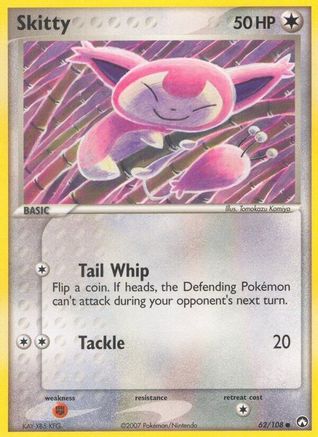 Skitty 62/108 - Reverse Holofoil