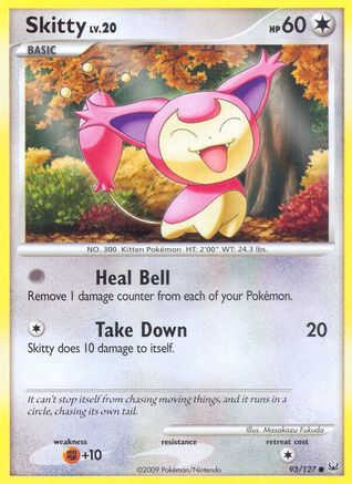 Skitty 93/127 - Reverse Holofoil