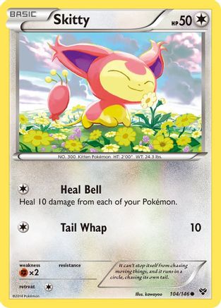 Skitty 104/146 - Reverse Holofoil