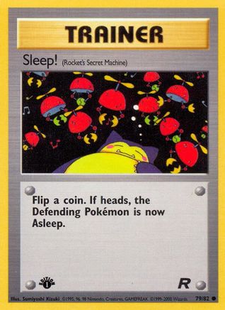 Sleep! (Rocket's Secret Machine) 79/82 - 1st Edition